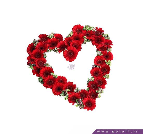 گل فروشی آنلاین - تاج گل عاشقانه لکلاستر - Lackluster | گل آف